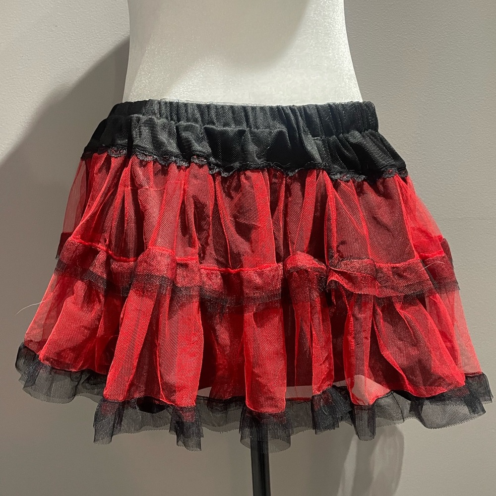 Widow red tutu skirt